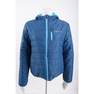 Avalanche Outdoor Supply Co kids Puffer Jacket Coat Blue Hooded Zip Sz 14-16